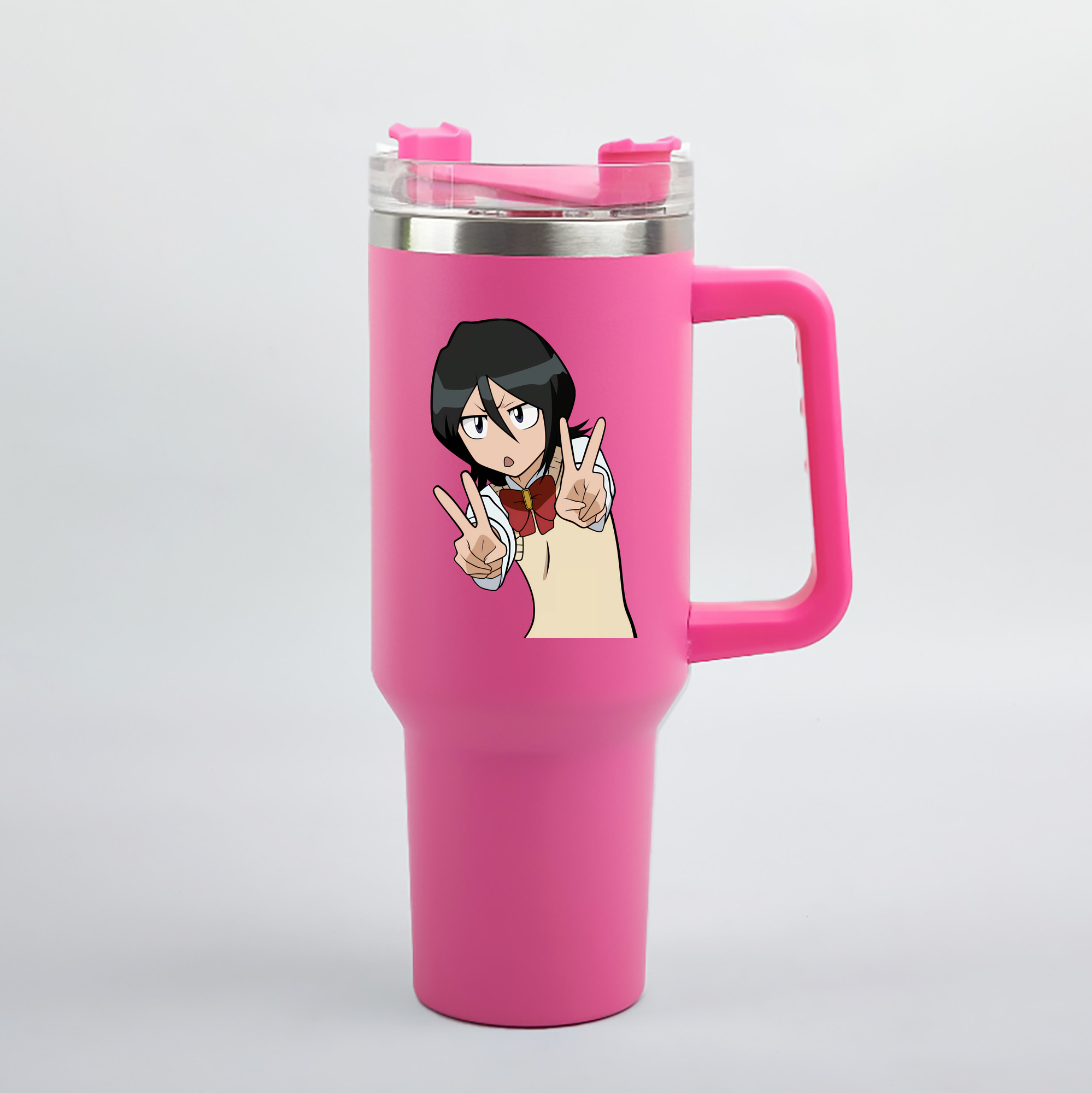 （画像用） ブリーチ 朽木ルキア BLEACH Kuchiki Rukia 1200mL車用タンブラー（カラープリント）